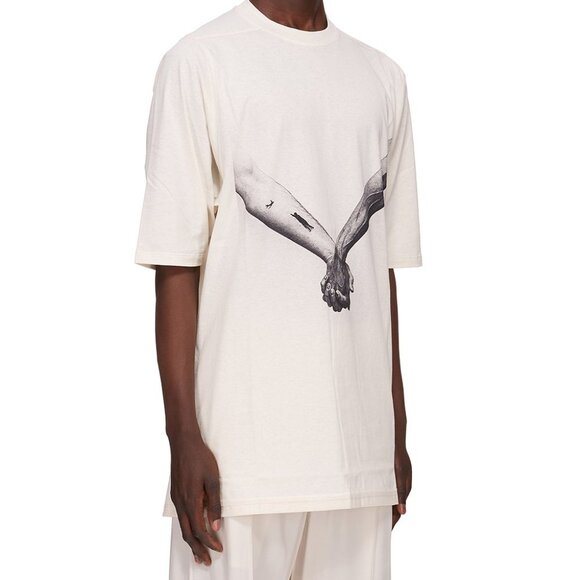 BNWT SS25 RICK OWENS "HOLLYWOOD" RUNWAY JUMBO SS T TSHIRT L - Picture 11 of 13